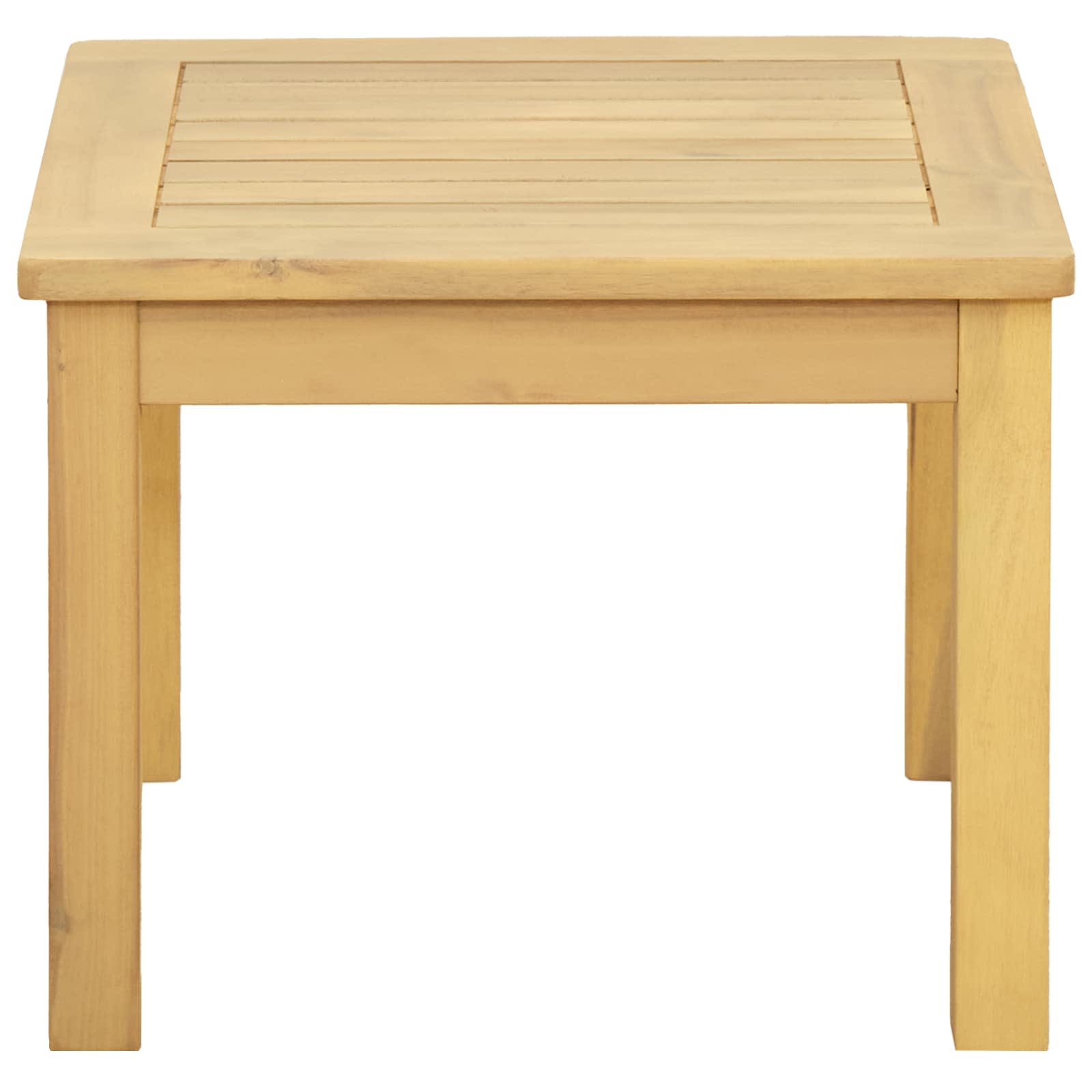 vidaXL Coffee Table Light Acacia 45 x 45 x 36 cm Solid Acacia Wood - Brown