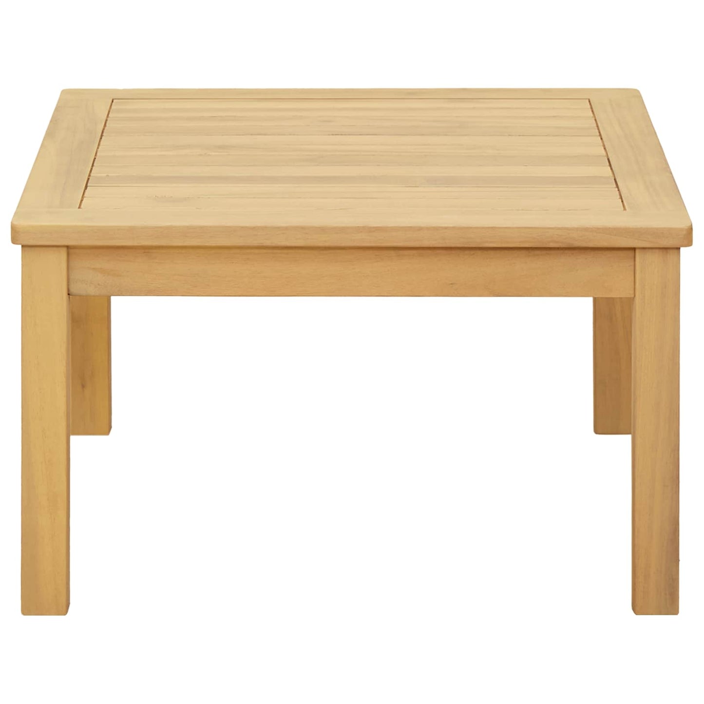 vidaXL Coffee Table Light Acacia 60 x 60 x 36 cm Solid Acacia Wood - Brown