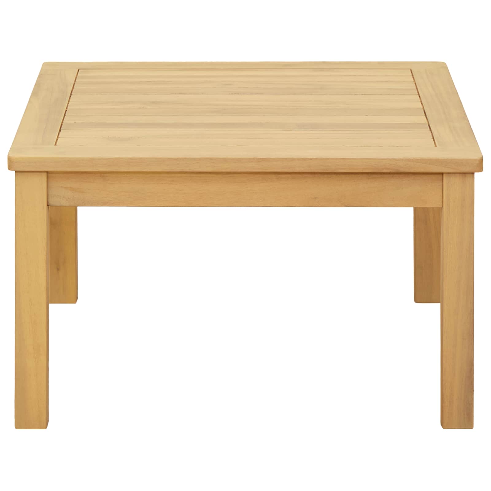 vidaXL Coffee Table Light Acacia 60 x 60 x 36 cm Solid Acacia Wood - Brown
