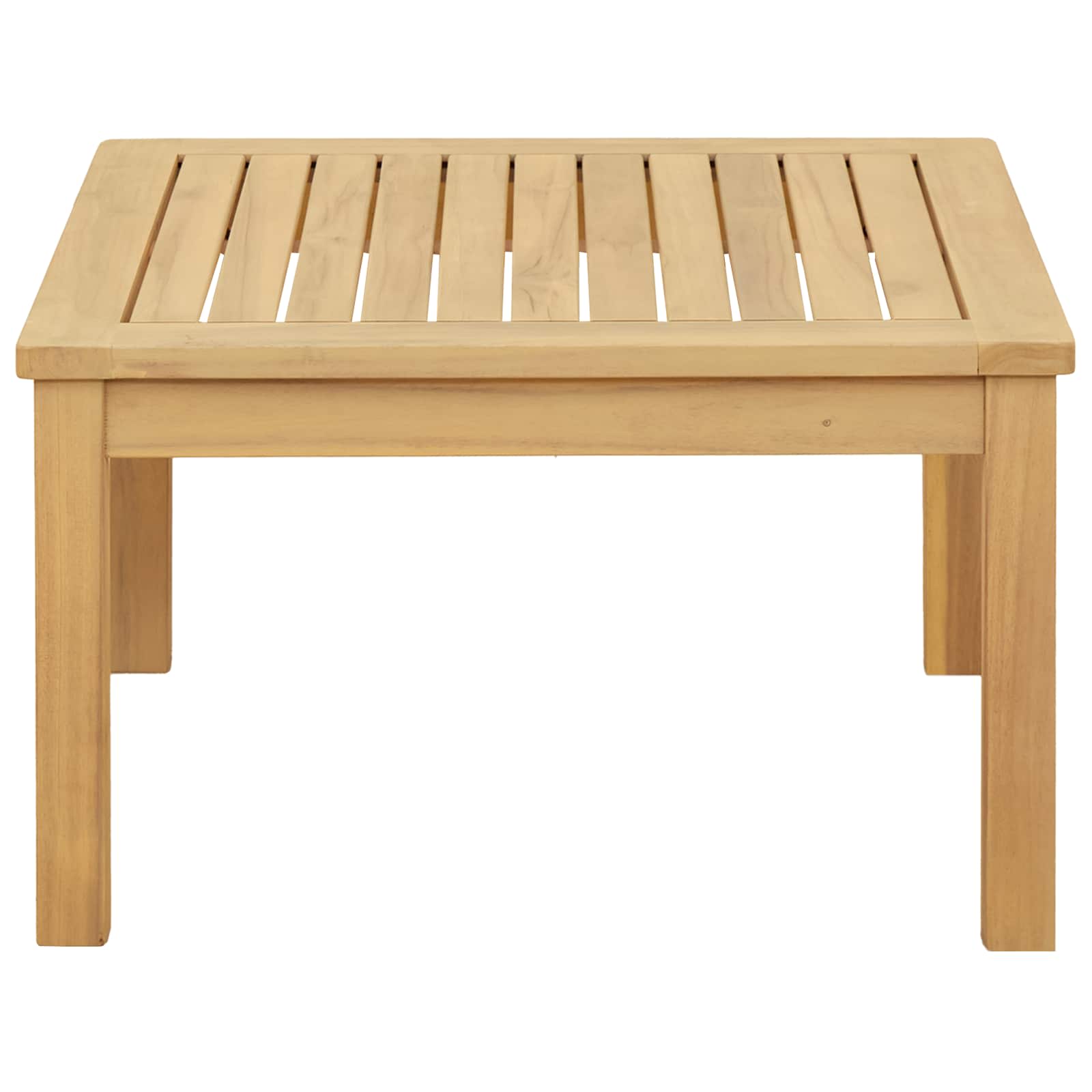 vidaXL Coffee Table Light Acacia 60 x 60 x 36 cm Solid Acacia Wood - Brown
