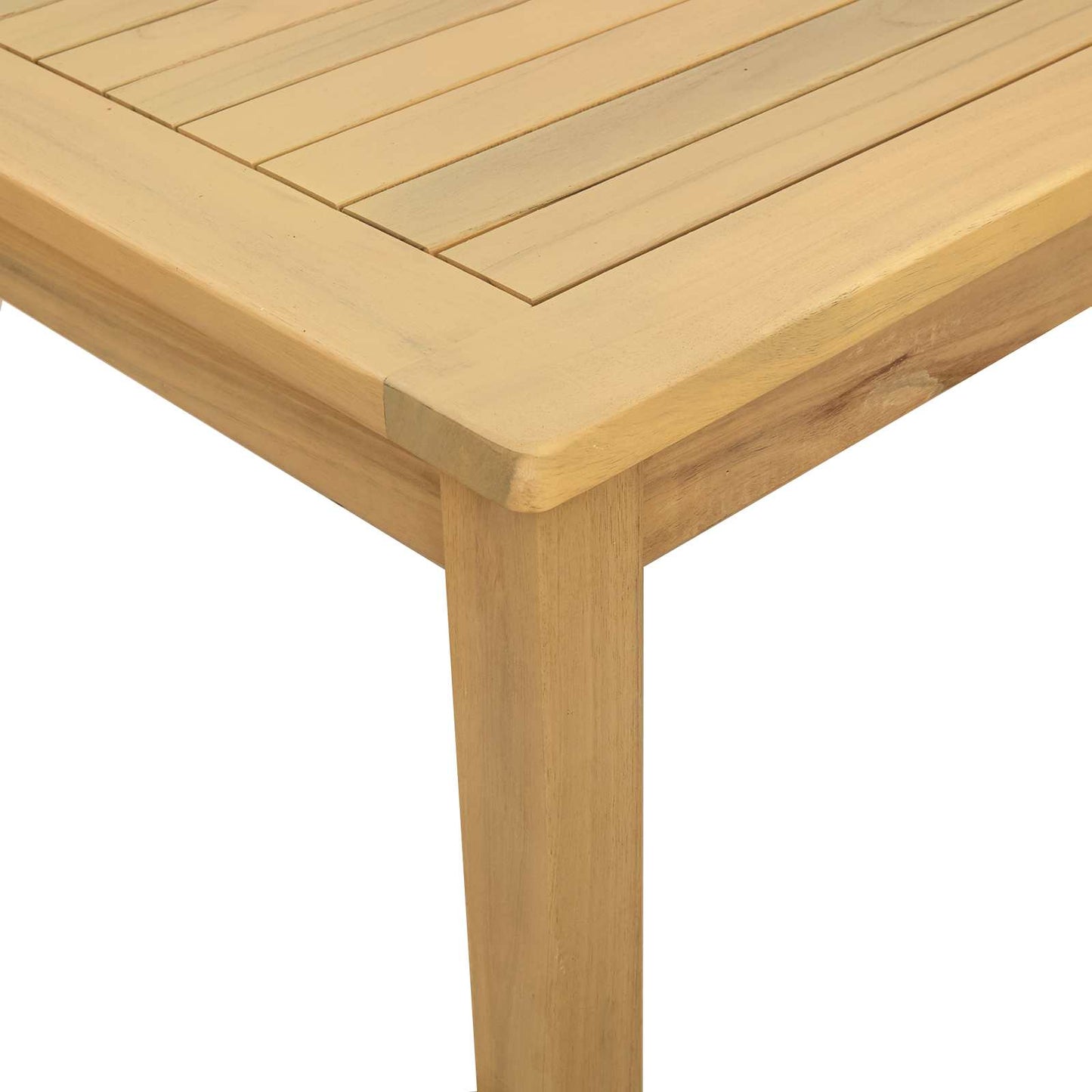 vidaXL Coffee Table Light Acacia 85 x 85 x 45 cm Solid Acacia Wood - Brown