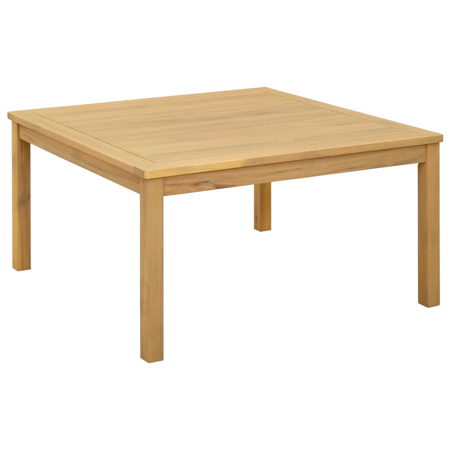vidaXL Coffee Table Light Acacia 85 x 85 x 45 cm Solid Acacia Wood - Brown