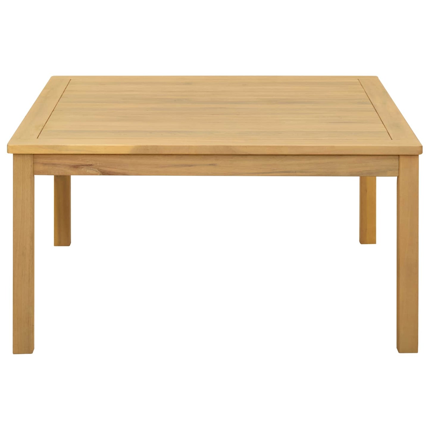 vidaXL Coffee Table Light Acacia 85 x 85 x 45 cm Solid Acacia Wood - Brown
