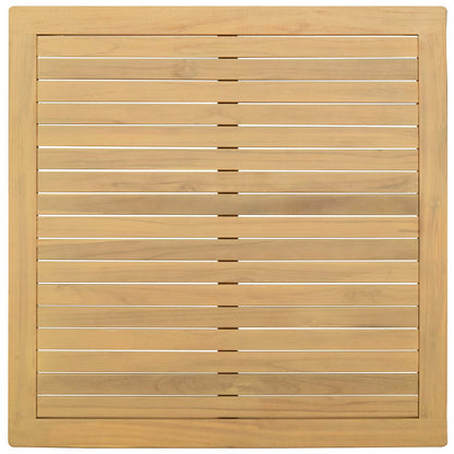 vidaXL Coffee Table Light Acacia 85 x 85 x 45 cm Solid Acacia Wood - Brown