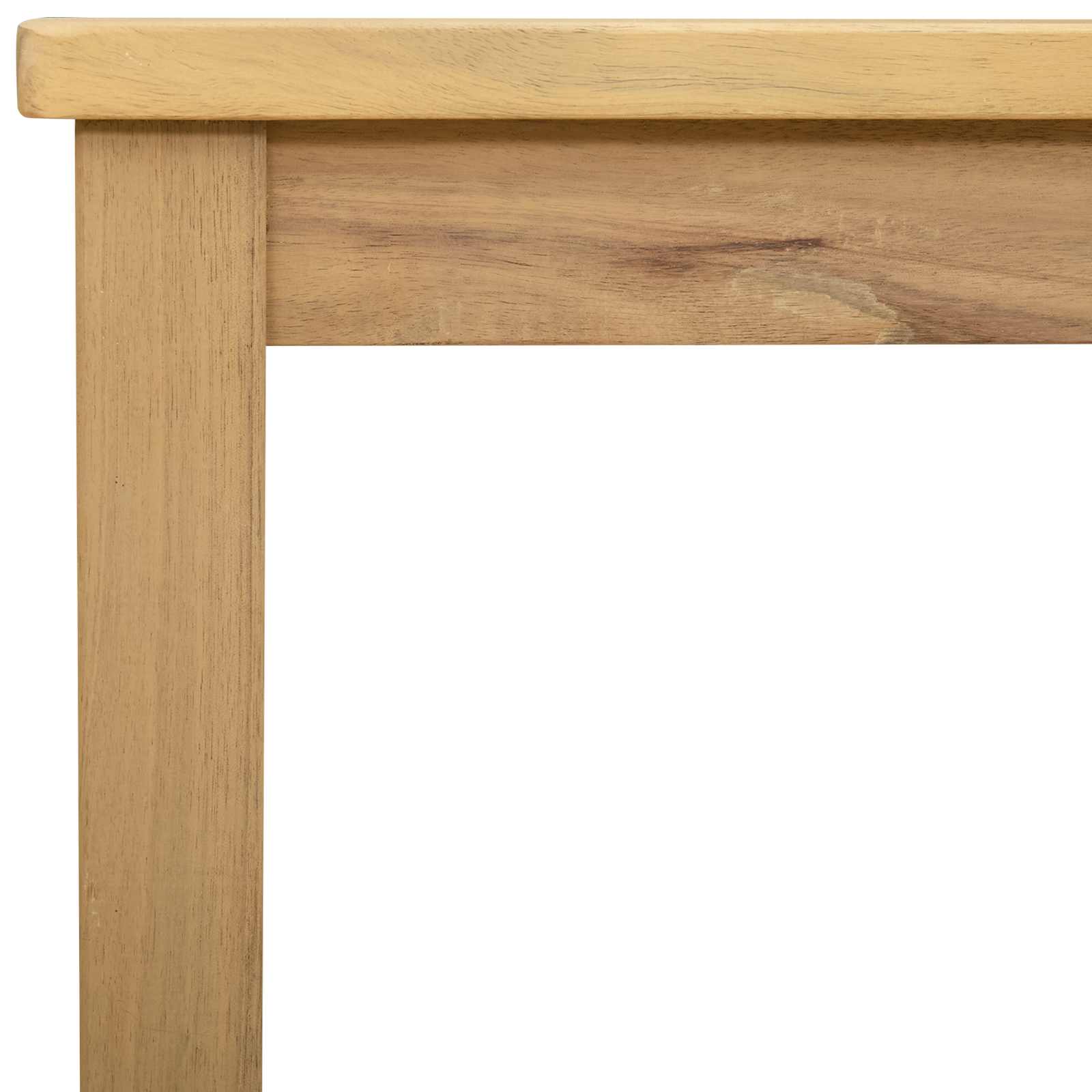 vidaXL Coffee Table Light Acacia 110 x 110 x 45 cm Solid Acacia Wood - Brown