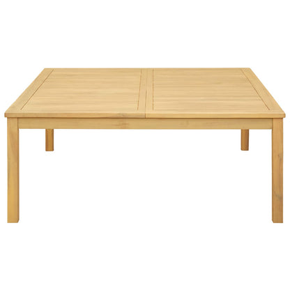 vidaXL Coffee Table Light Acacia 110 x 110 x 45 cm Solid Acacia Wood - Brown