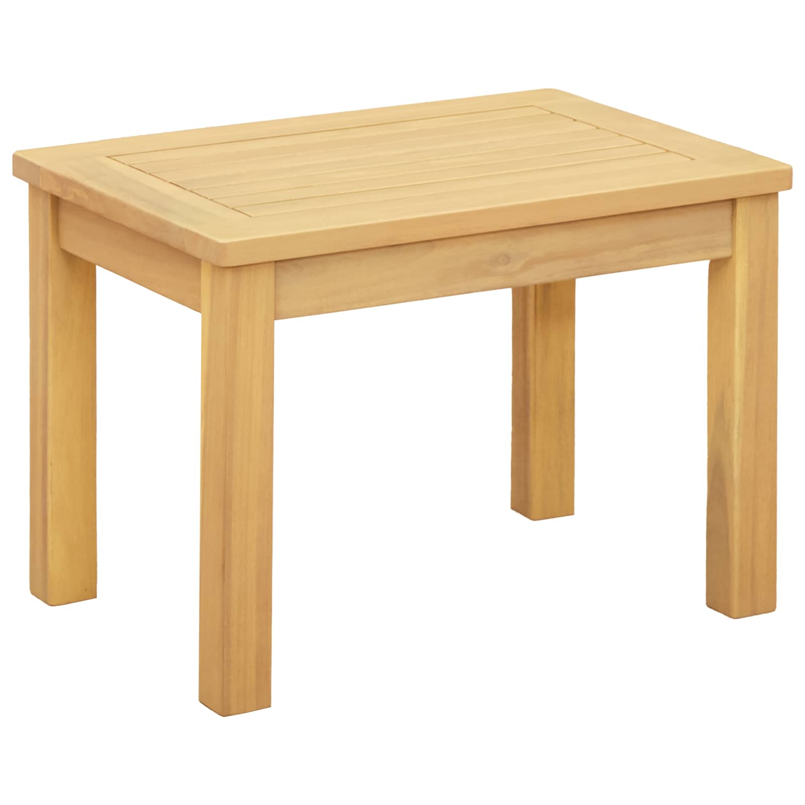vidaXL Coffee Table Light Acacia 50 x 35 x 36 cm Solid Acacia Wood - Brown