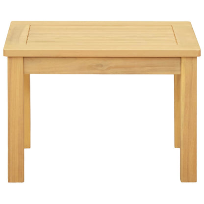 vidaXL Coffee Table Light Acacia 50 x 35 x 36 cm Solid Acacia Wood - Brown
