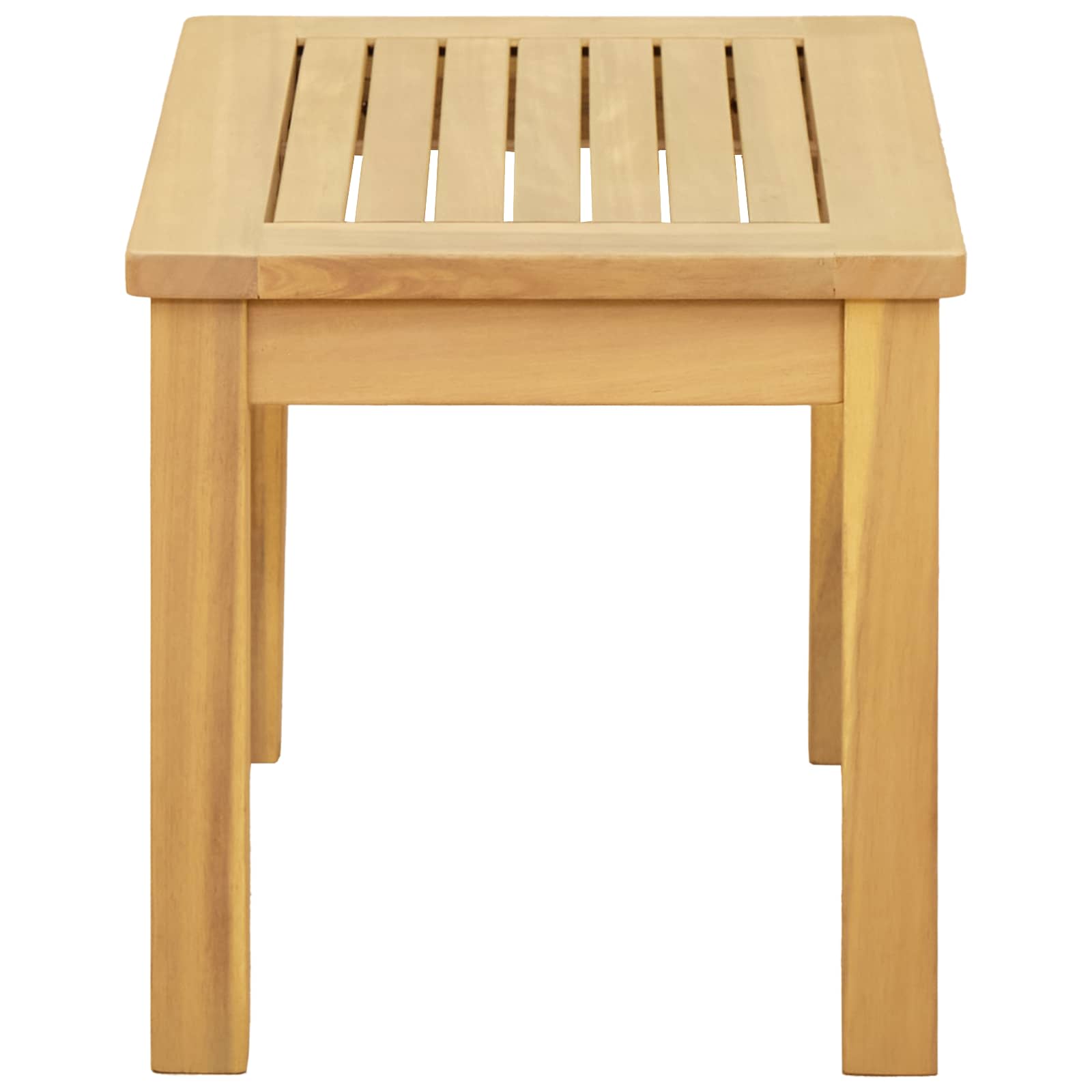 vidaXL Coffee Table Light Acacia 50 x 35 x 36 cm Solid Acacia Wood - Brown