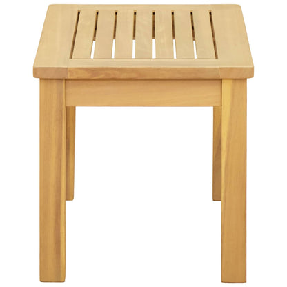 vidaXL Coffee Table Light Acacia 50 x 35 x 36 cm Solid Acacia Wood - Brown