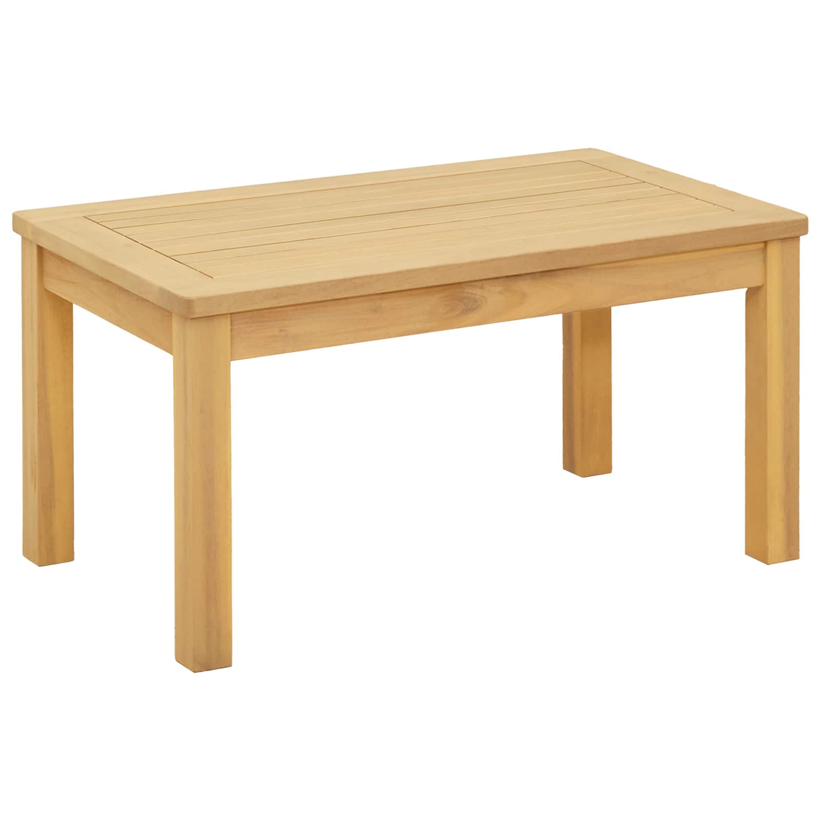 vidaXL Coffee Table Light Acacia 70 x 40 x 36 cm Solid Acacia Wood - Brown