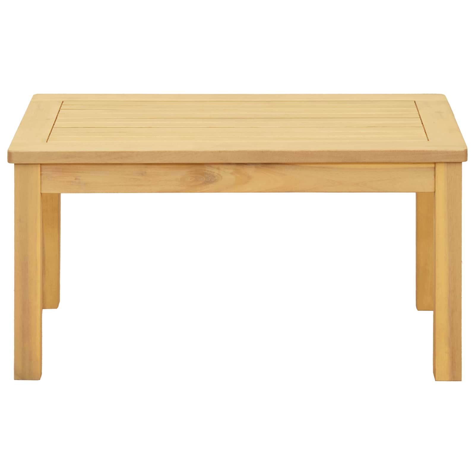 vidaXL Coffee Table Light Acacia 70 x 40 x 36 cm Solid Acacia Wood - Brown