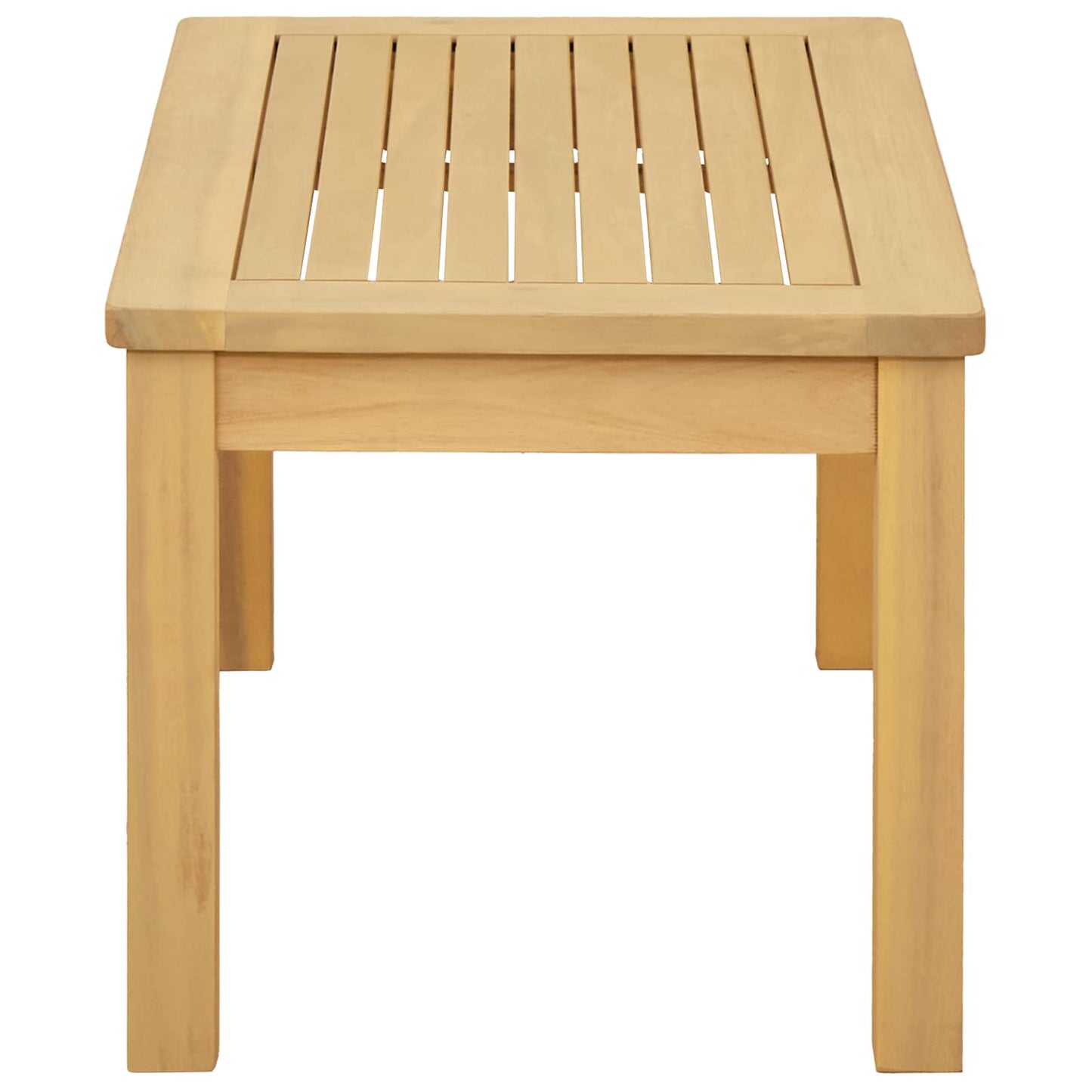 vidaXL Coffee Table Light Acacia 70 x 40 x 36 cm Solid Acacia Wood - Brown