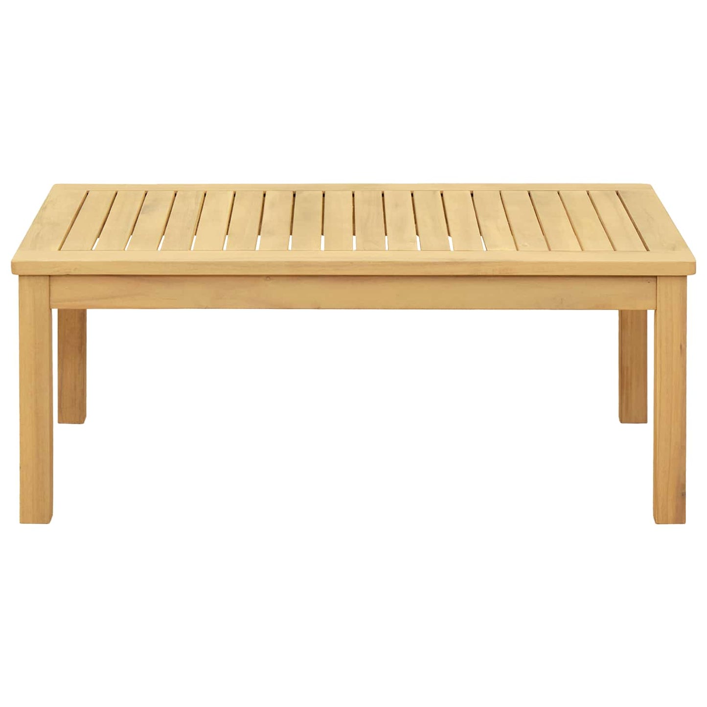 vidaXL Coffee Table Light Acacia 90 x 50 x 36 cm Solid Acacia Wood - Brown