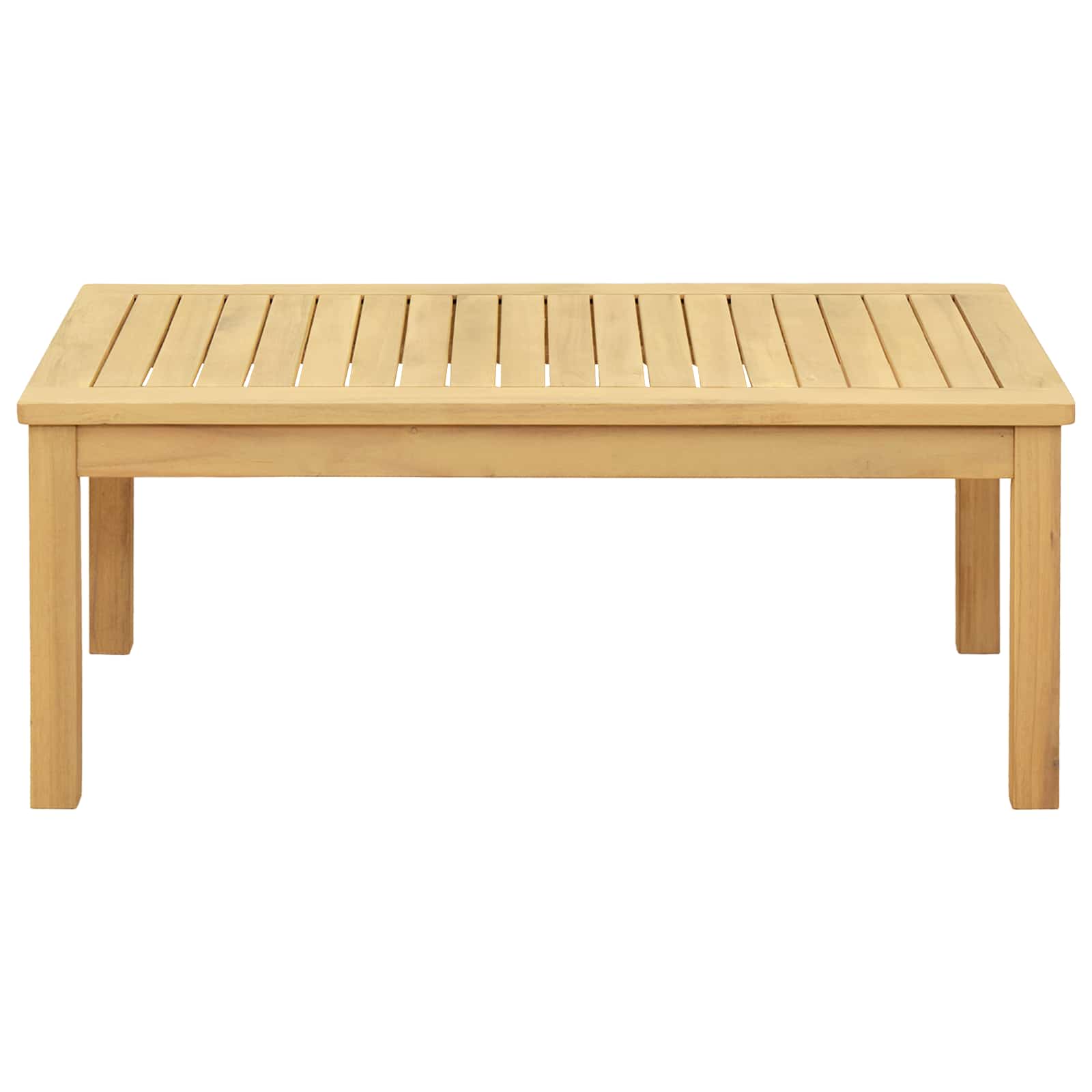 vidaXL Coffee Table Light Acacia 90 x 50 x 36 cm Solid Acacia Wood - Brown
