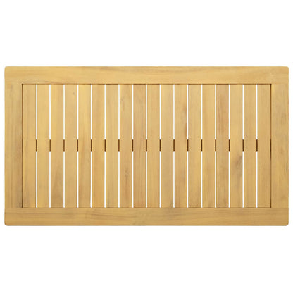 vidaXL Coffee Table Light Acacia 90 x 50 x 36 cm Solid Acacia Wood - Brown