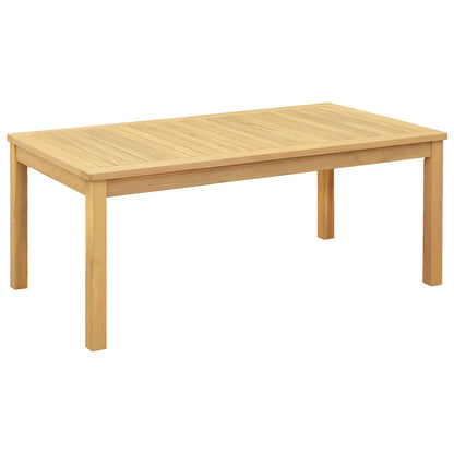 vidaXL Coffee Table Light Acacia 110 x 60 x 45 cm Solid Acacia Wood - Brown