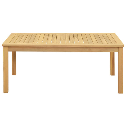 vidaXL Coffee Table Light Acacia 110 x 60 x 45 cm Solid Acacia Wood - Brown
