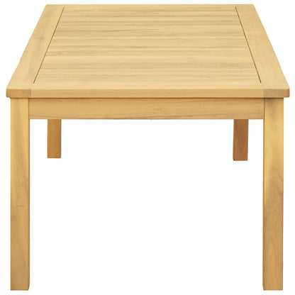 vidaXL Coffee Table Light Acacia 110 x 60 x 45 cm Solid Acacia Wood - Brown