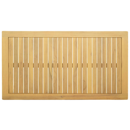vidaXL Coffee Table Light Acacia 110 x 60 x 45 cm Solid Acacia Wood - Brown