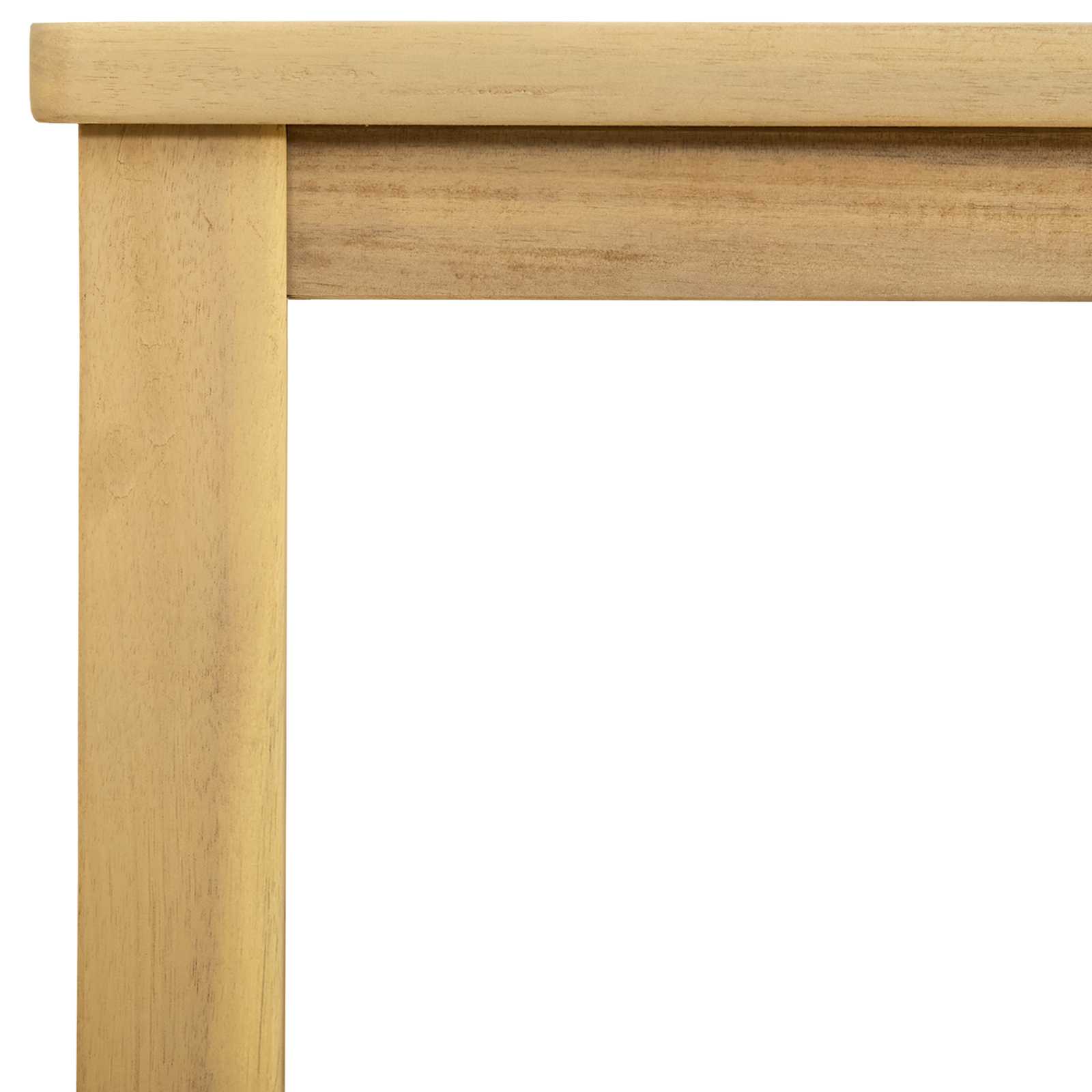 vidaXL Garden Console Table with Storage Light Acacia 80 x 35 x 75 cm - Brown