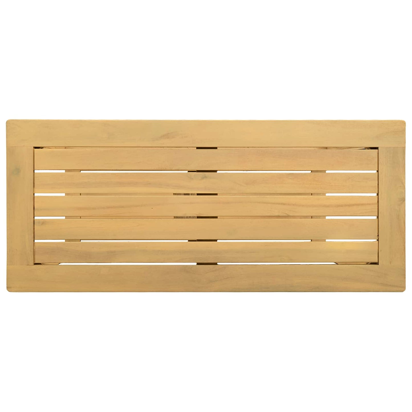 vidaXL Garden Console Table with Storage Light Acacia 80 x 35 x 75 cm - Brown