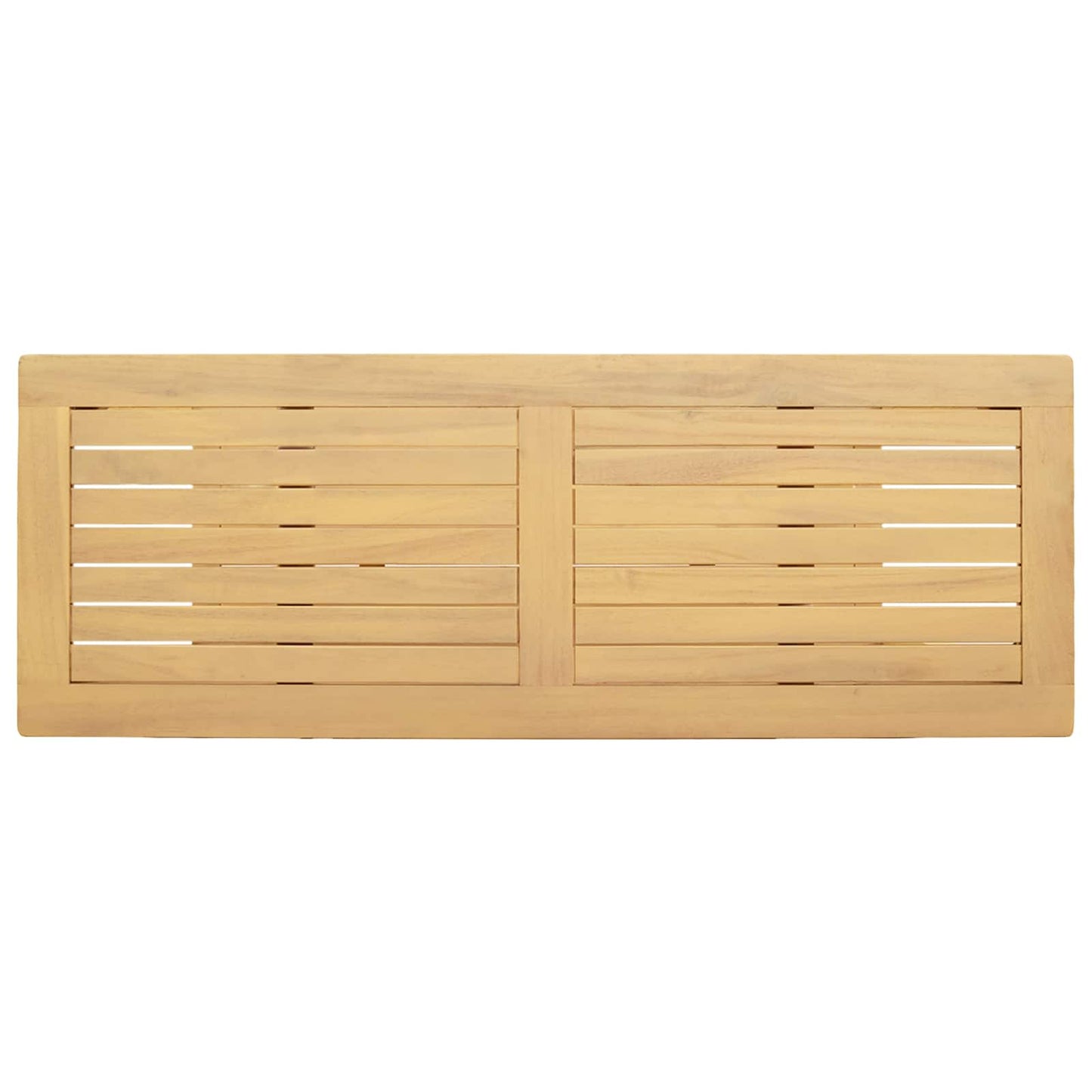 vidaXL Garden Console Table Light Acacia 110 x 40 x 75 cm - Brown