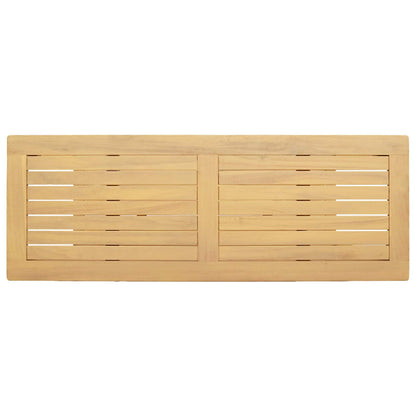 vidaXL Garden Console Table Light Acacia 110 x 40 x 75 cm - Brown