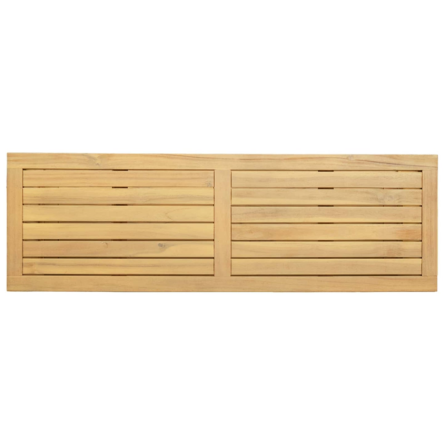 vidaXL Garden Console Table with Storage Light Acacia 110 x 35 x 75 cm