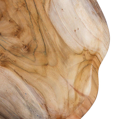 vidaXL Fruit Bowl JEPARA Ø 30 cm Teak Brown Solid Teak Wood