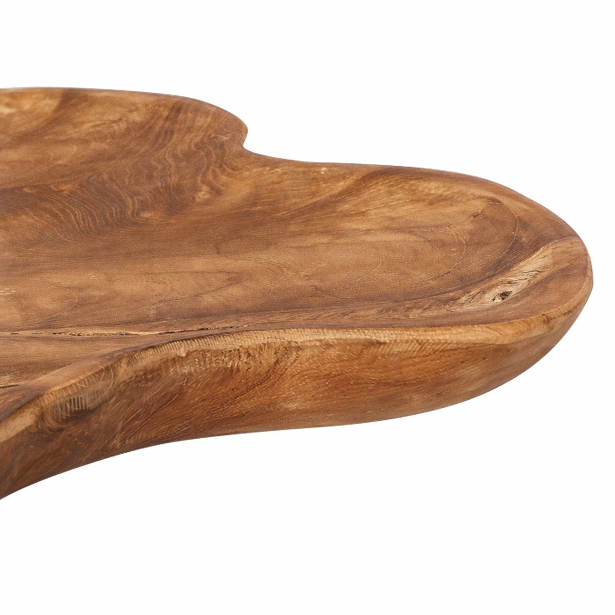 vidaXL Fruit Bowl JEPARA Ø 40 cm Teak Brown Solid Teak Wood