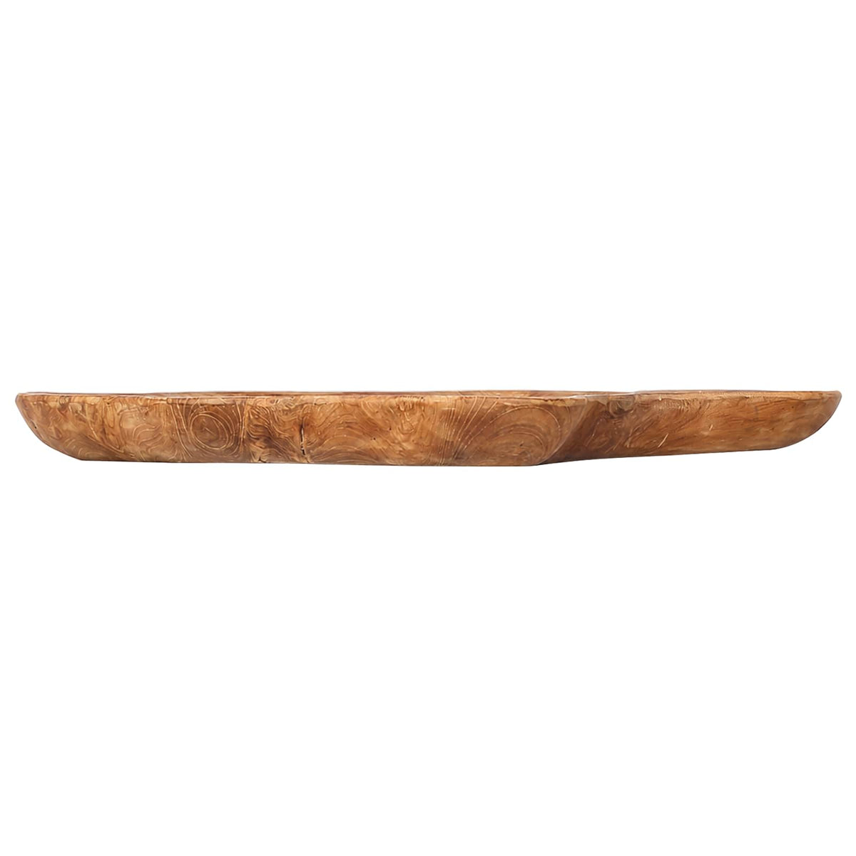 vidaXL Fruit Bowl JEPARA Ø 40 cm Teak Brown Solid Teak Wood