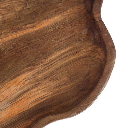 vidaXL Fruit Bowl JEPARA Ø 50 cm Teak Brown Solid Teak Wood