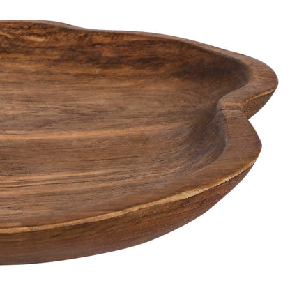 vidaXL Fruit Bowl JEPARA Ø 50 cm Teak Brown Solid Teak Wood