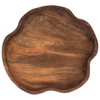 vidaXL Fruit Bowl JEPARA Ø 50 cm Teak Brown Solid Teak Wood