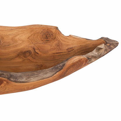 vidaXL Fruit Bowl JEPARA Teak Brown 61 x 21 x 11 cm