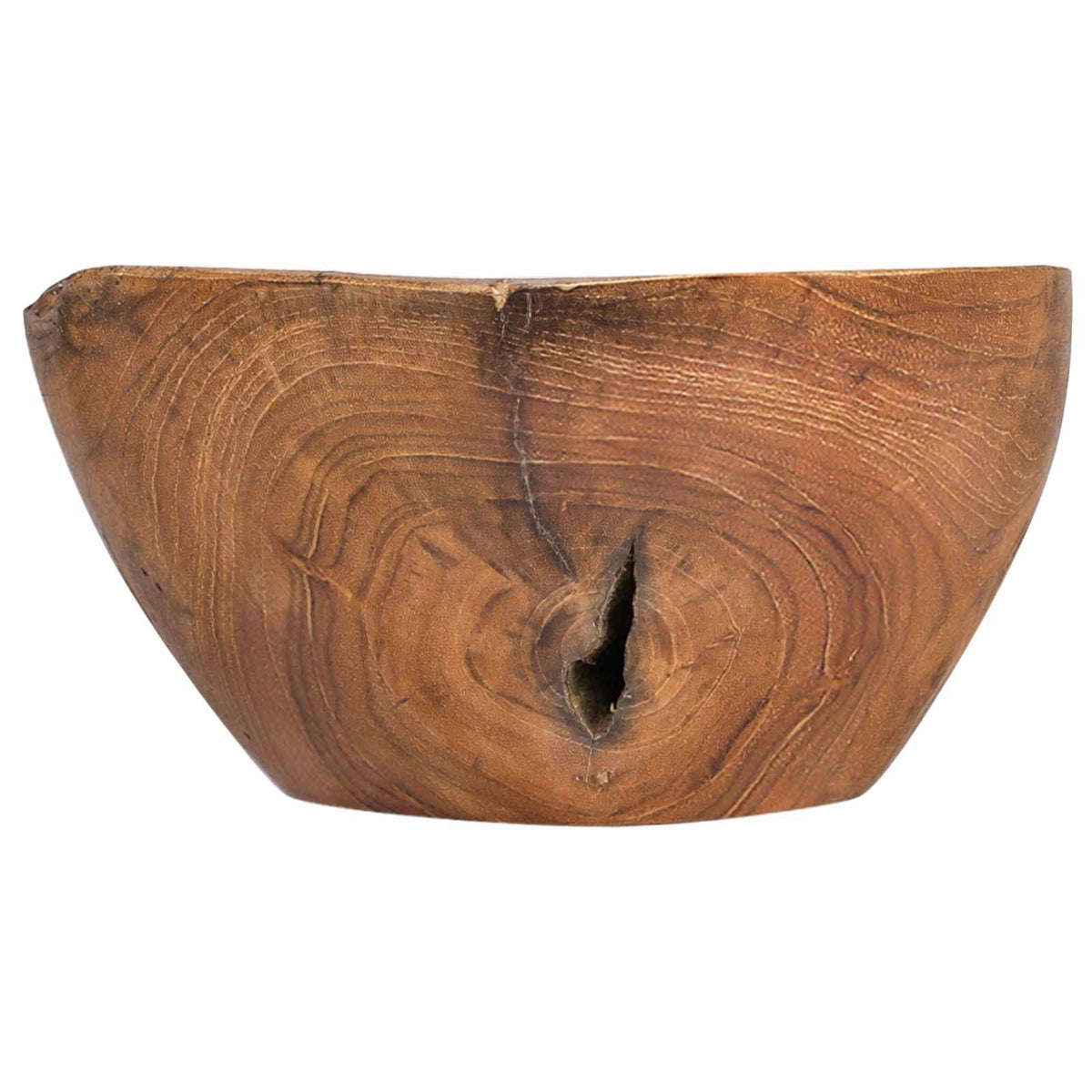vidaXL Fruit Bowl JEPARA Teak Brown 61 x 21 x 11 cm