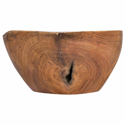 vidaXL Fruit Bowl JEPARA Teak Brown 61 x 21 x 11 cm