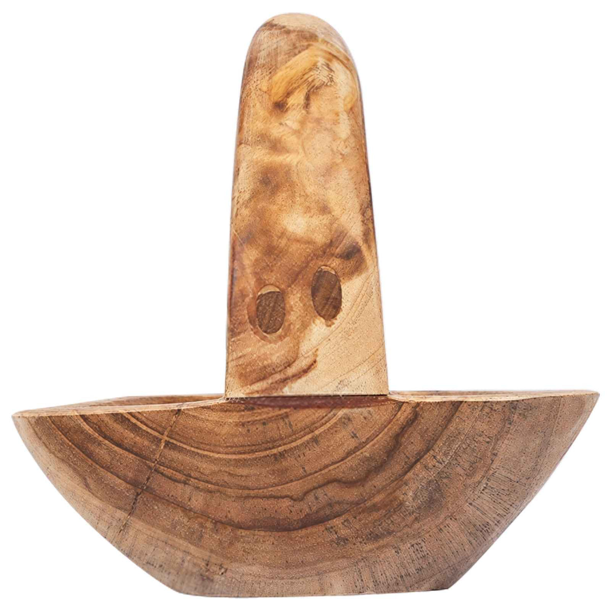 vidaXL Fruit Bowl JEPARA Teak Brown 61 x 21 x 21 cm