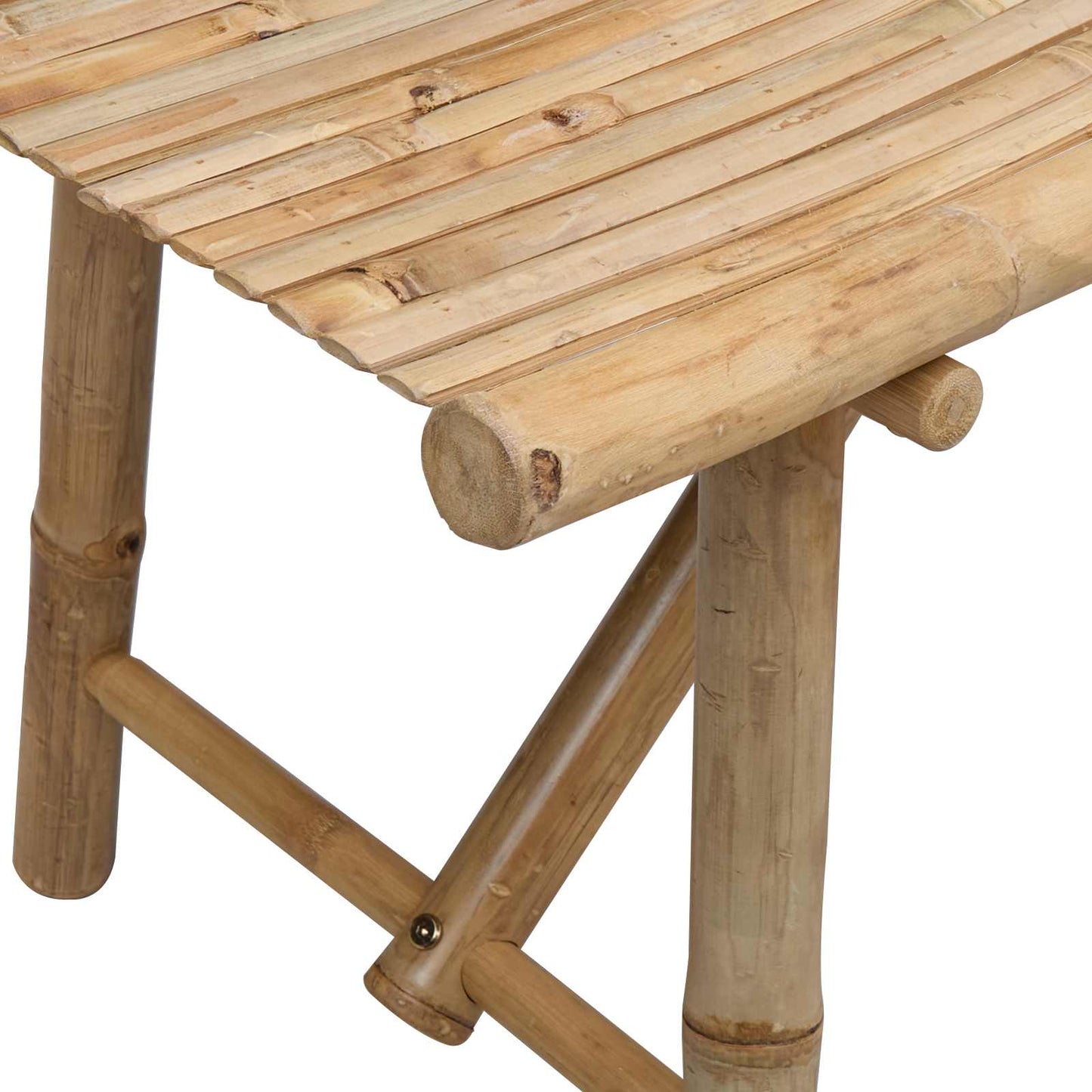 vidaXL Garden Bench 110 x 45 x 50 cm Bamboo Natural Rectangular - Brown