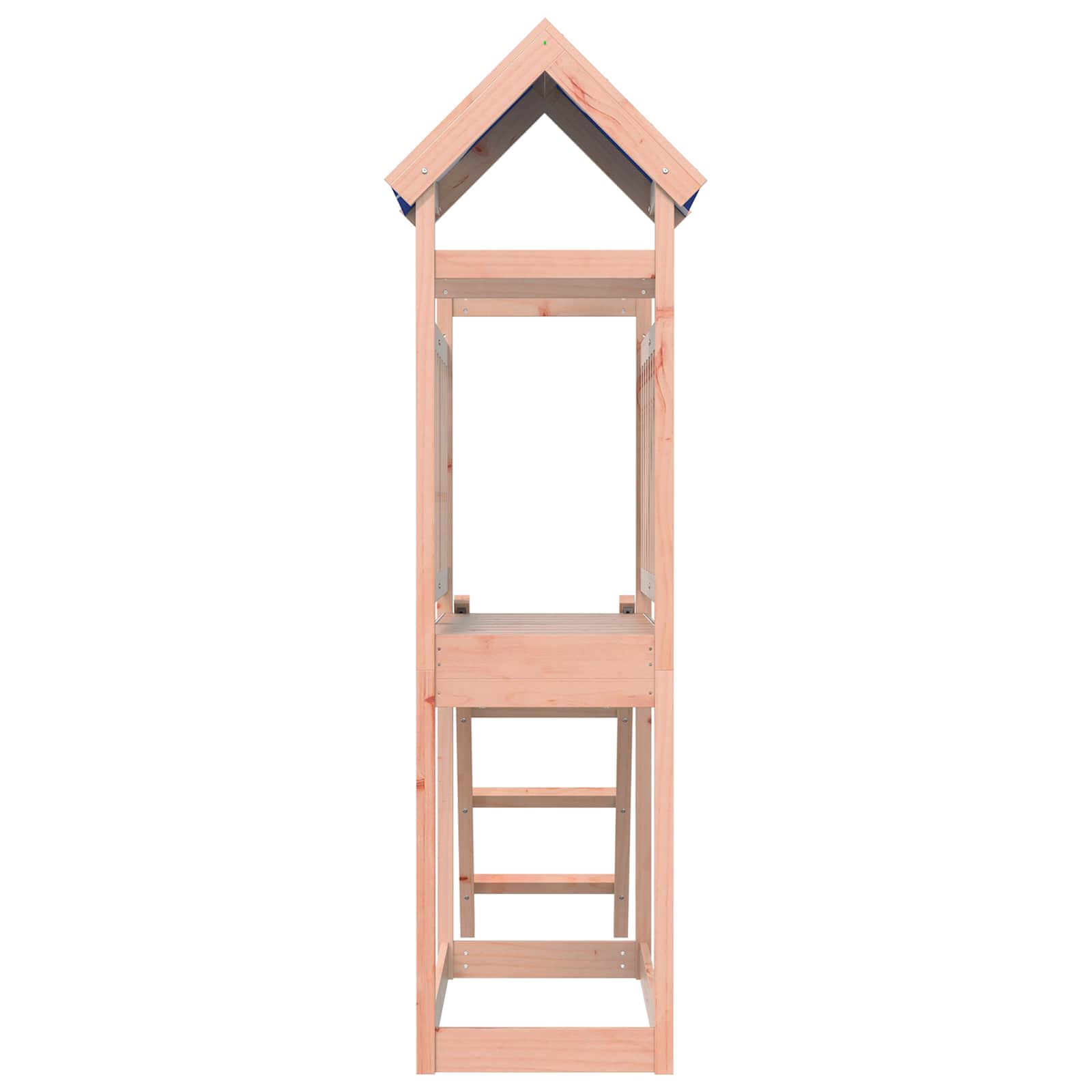 vidaXL Play Tower Brown 52.5 x 110.5 x 215 cm Solid Douglas Wood