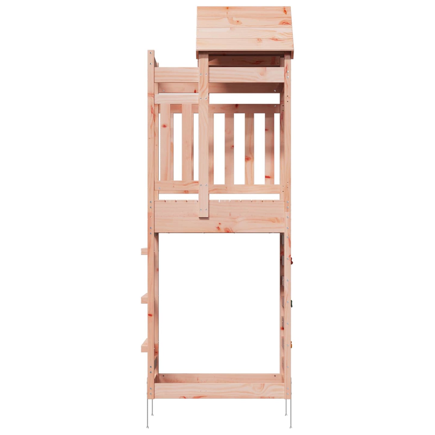 vidaXL Play Tower Brown 52.5 x 85 x 238 cm Solid Douglas Wood