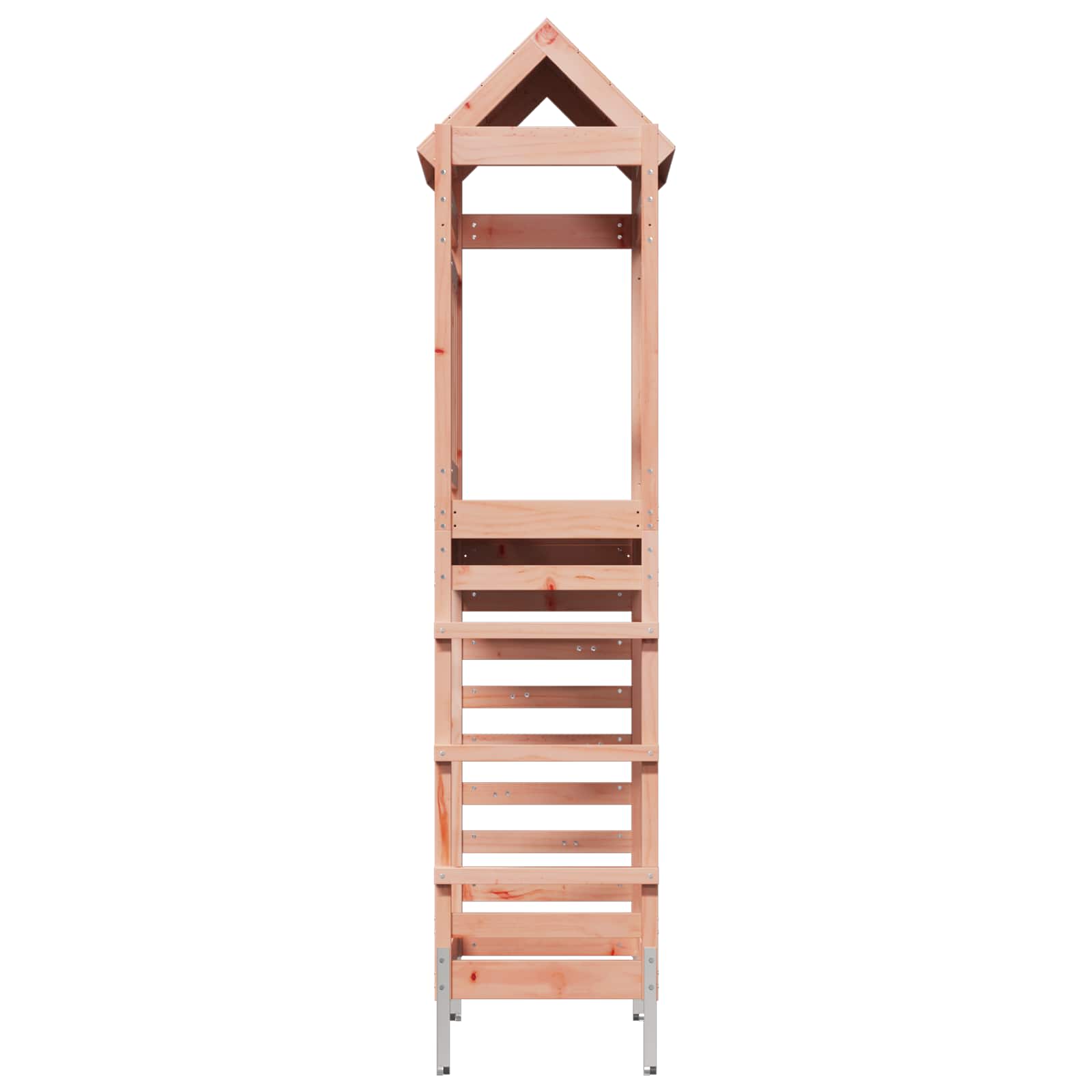 vidaXL Play Tower Brown 52.5 x 85 x 238 cm Solid Douglas Wood