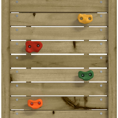 vidaXL Play Tower Brown 53 x 110.5 x 214 cm Solid Impregnated Wood