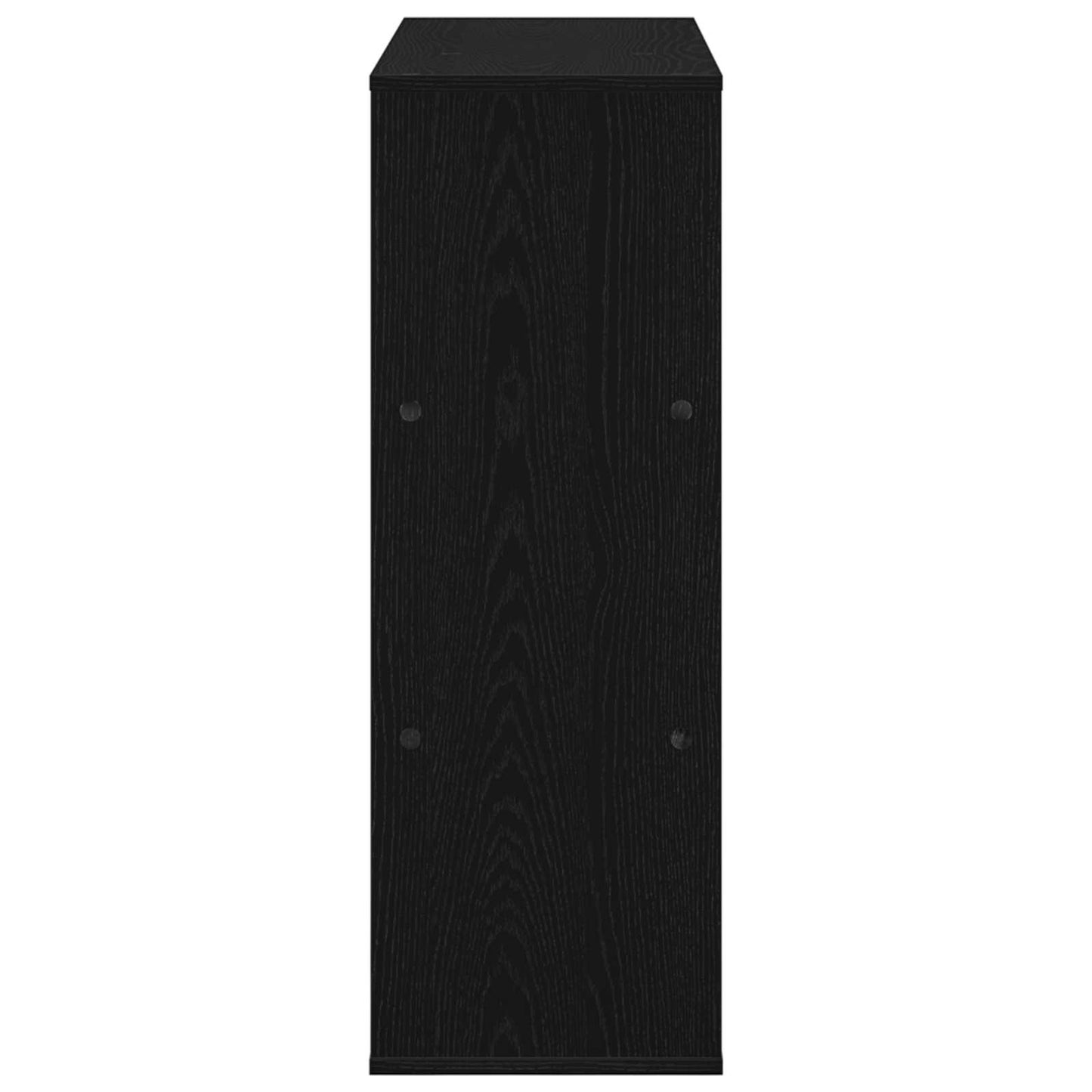 vidaXL Book Shelf 4-Tier 100 x 33 x 94.5 cm Engineered Wood Black Oak - 58086
