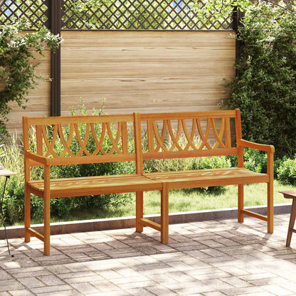 vidaXL Outdoor Bench Natural 180 x 55.5 x 90 cm Solid Acacia Wood - Brown