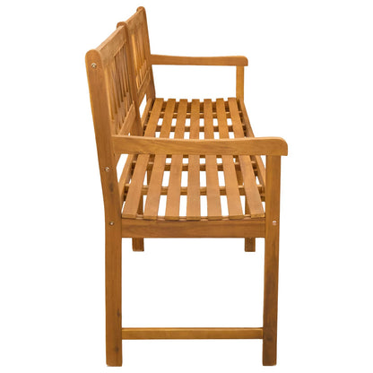 vidaXL Outdoor Bench Natural 220 x 55.5 x 90 cm Solid Acacia Wood - Brown