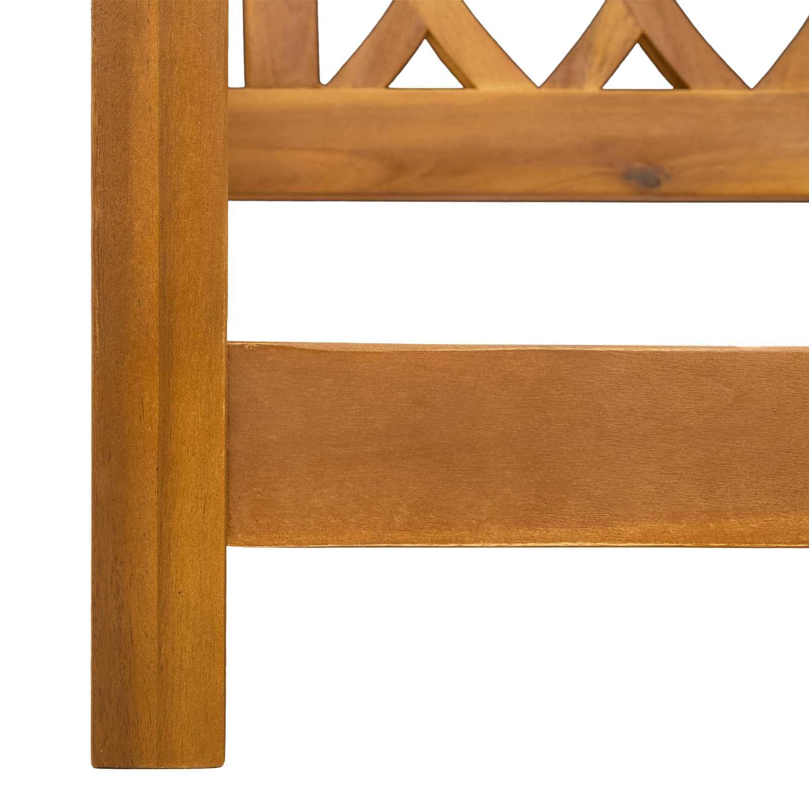 vidaXL Garden Swing Bench Natural 110 x 56 x 58 cm Solid Acacia Wood - Brown