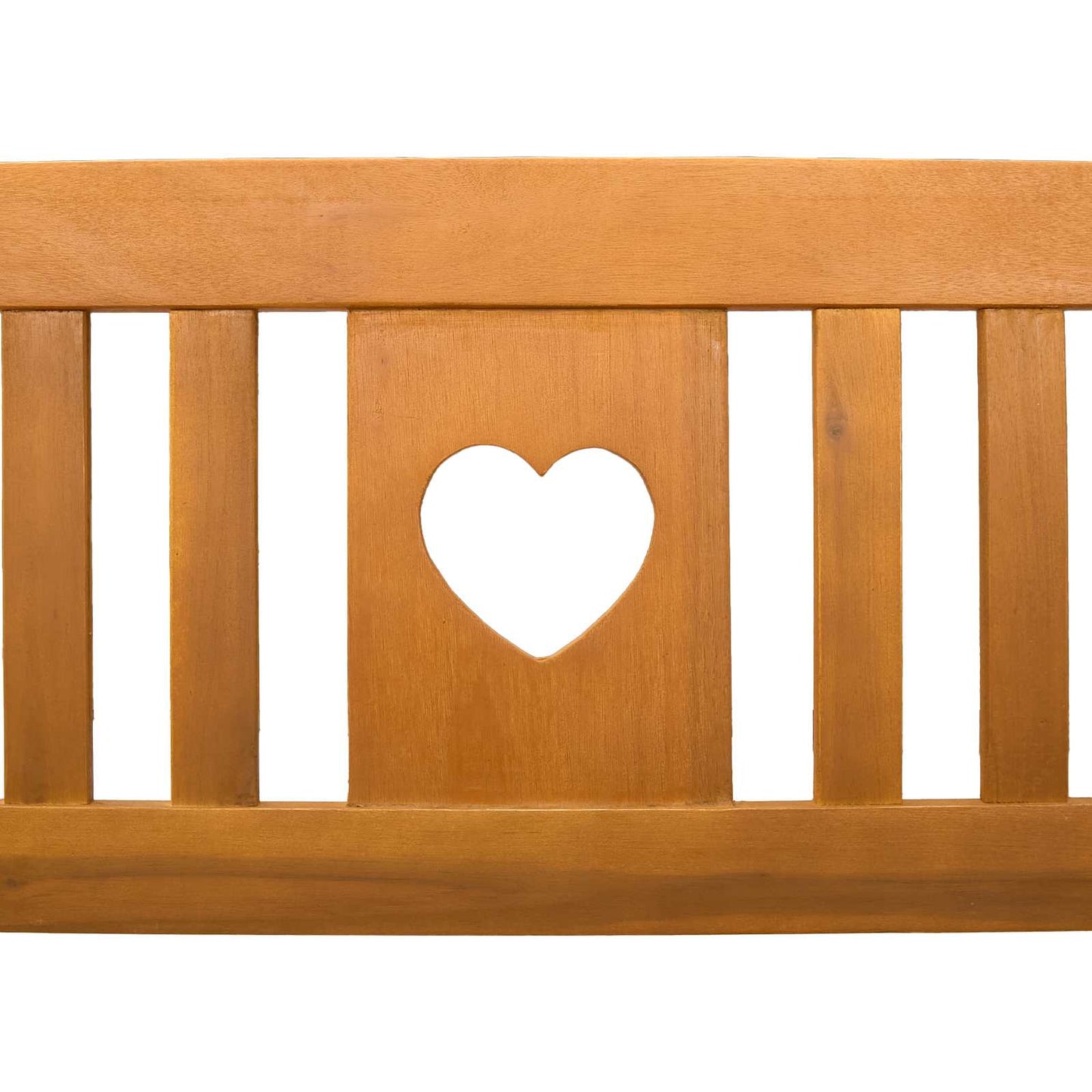 vidaXL Garden Glider Bench Natural 110 x 59 x 97 cm Solid Acacia Wood - Brown - 30917