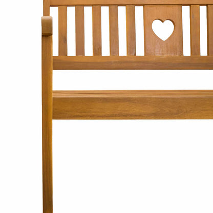 vidaXL Outdoor Bench Natural 180 x 55.5 x 90 cm Solid Acacia Wood - Brown - 30934